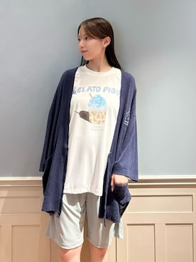 「アイテム（ルームウェア/パジャマ）」を使った、gelato piqueさん（レディース・161cm）の夏コーディネート