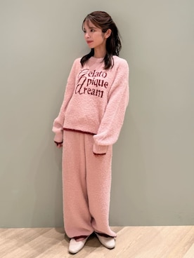 「アイテム（ルームウェア）」を使った、gelato piqueさん（レディース・156cm）の秋コーディネート