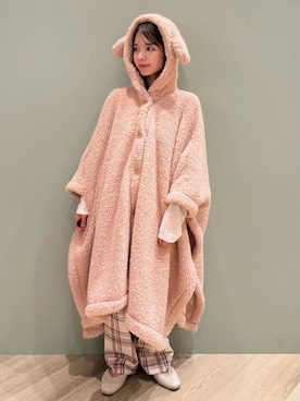 「アイテム（ルームウェア）」を使った、gelato piqueさん（レディース・156cm）の秋コーディネート