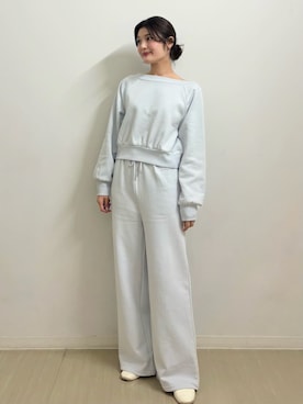 「アイテム（ルームウェア）」を使った、gelato piqueさん（レディース・164cm）の秋コーディネート