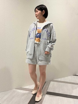 「アイテム（ルームウェア）」を使った、gelato piqueさん（レディース・153cm）の夏コーディネート