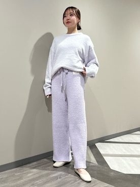 「アイテム（ルームウェア）」を使った、gelato piqueさん（レディース・158cm）の冬コーディネート