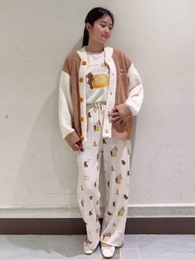 「アイテム（ルームウェア）」を使った、gelato piqueさん（レディース・160cm）の夏コーディネート