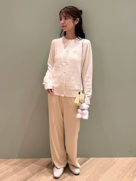 「アイテム（キーケース/キーアクセサリー）」を使った、gelato piqueさん（レディース・156cm）の秋コーディネート