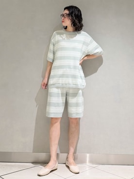 「アイテム（ルームウェア）」を使った、gelato piqueさん（レディース・168cm）の春コーディネート