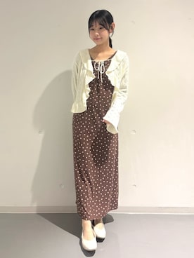 「アイテム（ルームウェア）」を使った、gelato piqueさん（レディース・158cm）の秋コーディネート