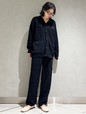 「アイテム（ルームウェア/パジャマ）」を使った、gelato piqueさん（レディース・168cm）の秋コーディネート