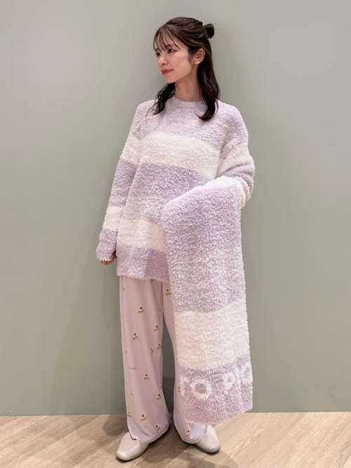 ジェラート3ボーダープルオーバー（ルームウェア/パジャマ）｜gelato