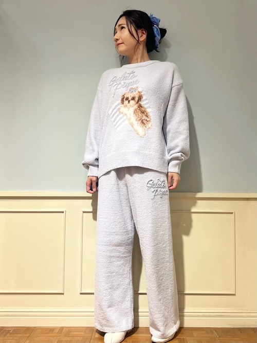 GELATO PIQUE キノピオ　ベビモコルームウェア ハンドタオル付き ベビモコロングパンツ（ルームウェア/パジャマ）｜gelato pique