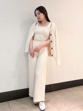 「アイテム（ルームウェア/パジャマ）」を使った、gelato piqueさん（レディース・158cm）の冬コーディネート