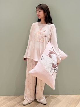 「アイテム（寝具）」を使った、gelato piqueさん（レディース・156cm）の冬コーディネート