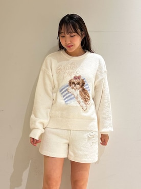 「アイテム（ルームウェア）」を使った、gelato piqueさん（レディース・158cm）の秋コーディネート