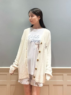 「アイテム（ルームウェア）」を使った、gelato piqueさん（レディース・161cm）の秋コーディネート