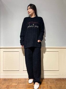 「アイテム（ルームウェア/パジャマ）」を使った、gelato piqueさん（レディース・158cm）の冬コーディネート