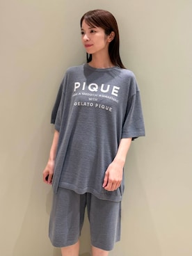 「アイテム（ルームウェア）」を使った、gelato piqueさん（レディース・156cm）の夏コーディネート