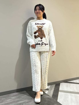 「アイテム（ルームウェア/パジャマ）」を使った、gelato piqueさん（レディース・165cm）の冬コーディネート