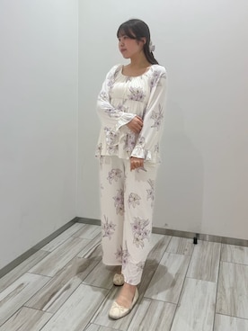 「アイテム（ルームウェア/パジャマ）」を使った、gelato piqueさん（レディース・165cm）の秋コーディネート