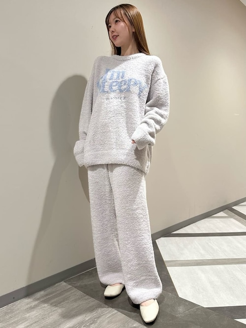 HOMME】パウダースリーピーロゴジャガードプルオーバー＆ロングパンツ