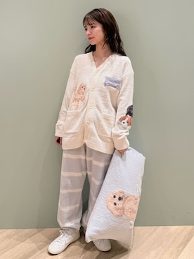 「アイテム（寝具）」を使った、gelato piqueさん（レディース・156cm）の冬コーディネート