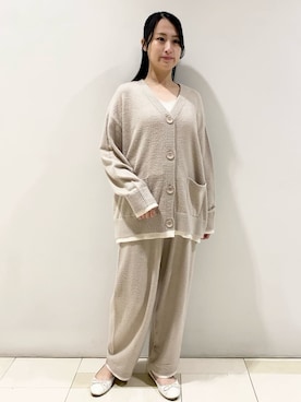 「アイテム（ルームウェア）」を使った、gelato piqueさん（レディース・150cm）の秋コーディネート