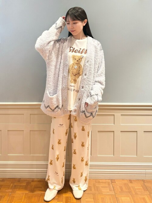 ジェラピケSteiff meetsGELATO PIQUE ルームウェア gelato piquegelato piqueさんのルームウェア/パジャマを使った