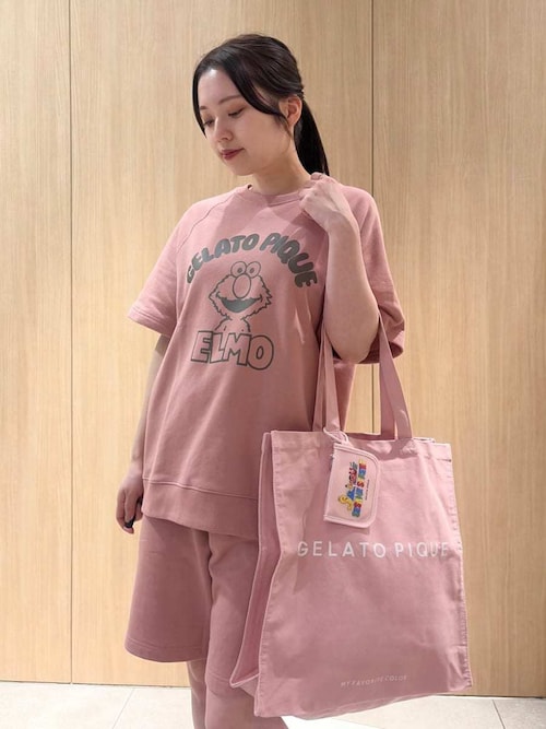 SESAME STREET】【UNISEX】裏毛プルオーバー＆ハーフパンツセット