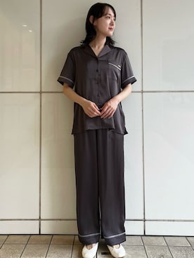 「アイテム（ルームウェア）」を使った、gelato piqueさん（レディース・161cm）の夏コーディネート