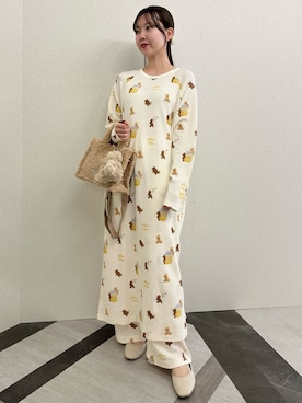 「アイテム（ルームウェア）」を使った、gelato piqueさん（レディース・158cm）の夏コーディネート