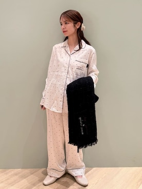 「アイテム（ブランケット）」を使った、gelato piqueさん（レディース・156cm）の秋コーディネート