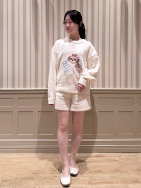 「アイテム（ルームウェア）」を使った、gelato piqueさん（レディース・158cm）の秋コーディネート