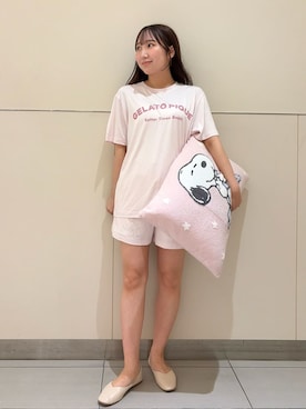 「アイテム（インテリア）」を使った、gelato piqueさん（レディース・158cm）の夏コーディネート