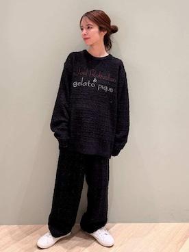 「アイテム（ルームウェア/パジャマ）」を使った、gelato piqueさん（レディース・156cm）の秋コーディネート