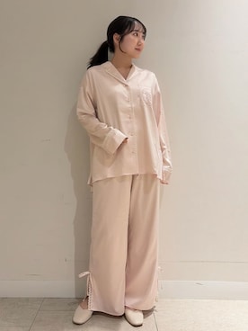 「アイテム（ルームウェア）」を使った、gelato piqueさん（レディース・158cm）の秋コーディネート