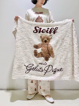 「アイテム（ブランケット）」を使った、gelato piqueさん（レディース・155cm）の冬コーディネート