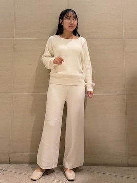 「アイテム（ルームウェア/パジャマ）」を使った、gelato piqueさん（レディース・158cm）の冬コーディネート