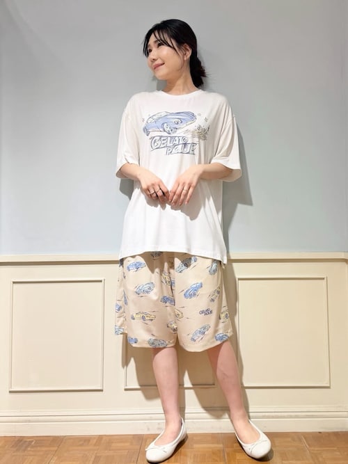 HOMME】【接触冷感】スタービークルワンポイントTシャツ（ルームウェア