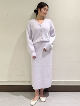 「アイテム（ルームウェア/パジャマ）」を使った、gelato piqueさん（レディース・160cm）の冬コーディネート