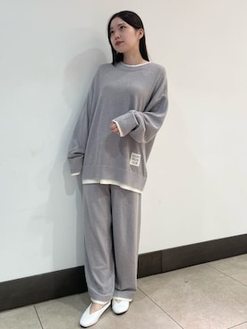 「アイテム（ルームウェア）」を使った、gelato piqueさん（レディース・158cm）の秋コーディネート