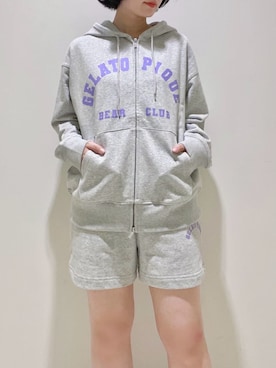 「アイテム（ルームウェア）」を使った、gelato piqueさん（レディース・155cm）の夏コーディネート