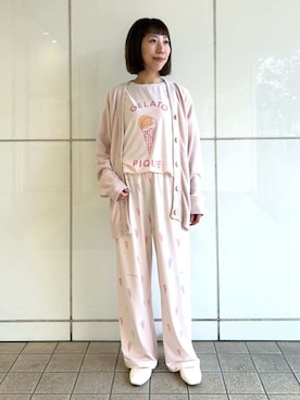 「カップル」｜gelato piqueさん（レディース・157cm）の春コーディネート