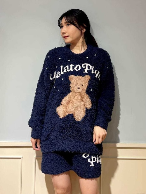 ONLINE限定】【HOLIDAY】ジェラートスノーベアジャガードプルオーバー