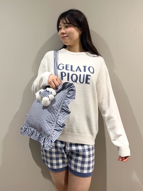 セール】ロゴプルオーバー&チェックショートパンツセット（ルーム