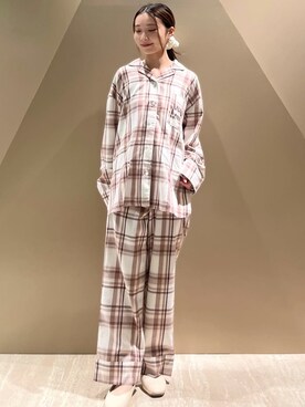 「アイテム（ルームウェア/パジャマ）」を使った、gelato piqueさん（レディース・150cm）の秋コーディネート