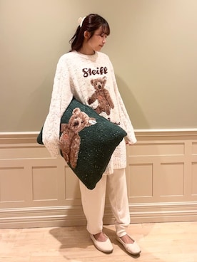 「アイテム（ルームウェア/パジャマ）」を使った、gelato piqueさん（レディース・160cm）の冬コーディネート