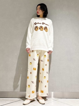 「リラックス」｜gelato piqueさん（レディース・168cm）の冬コーディネート