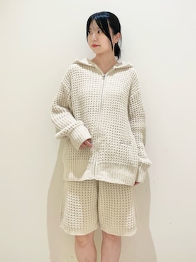 「アイテム（ルームウェア/パジャマ）」を使った、gelato piqueさん（レディース・155cm）の秋コーディネート