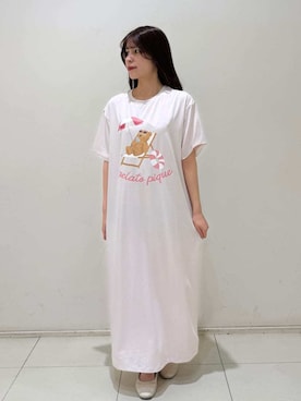 「らくちん」｜gelato piqueさん（レディース・151cm）の春コーディネート
