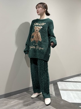 「アイテム（ルームウェア/パジャマ）」を使った、gelato piqueさん（レディース・158cm）の冬コーディネート