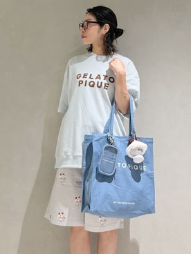 「アイテム（ルームウェア/パジャマ）」を使った、gelato piqueさん（レディース・168cm）の夏コーディネート