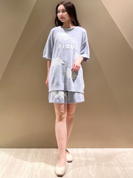 「アイテム（ルームウェア/パジャマ）」を使った、gelato piqueさん（レディース・150cm）の春コーディネート